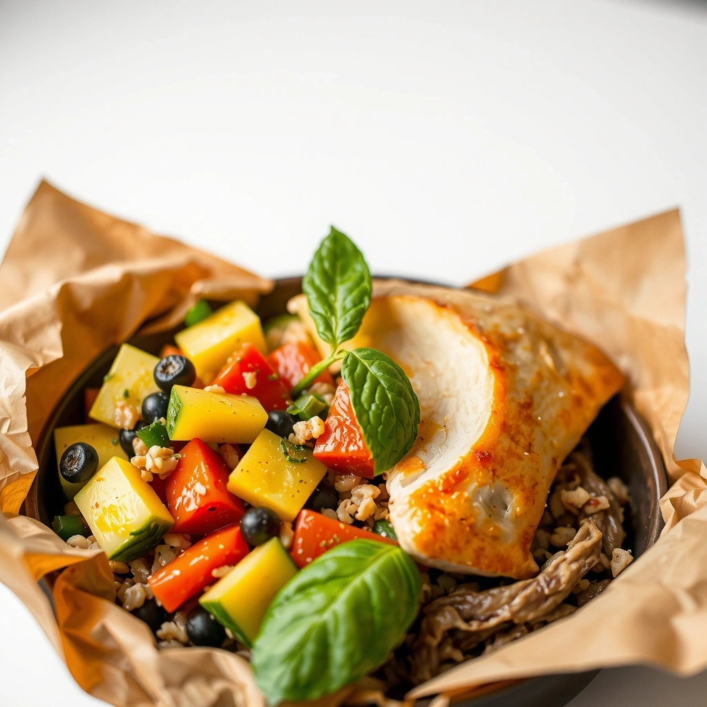 Gesunde Mahlzeit mit regionalen Zutaten